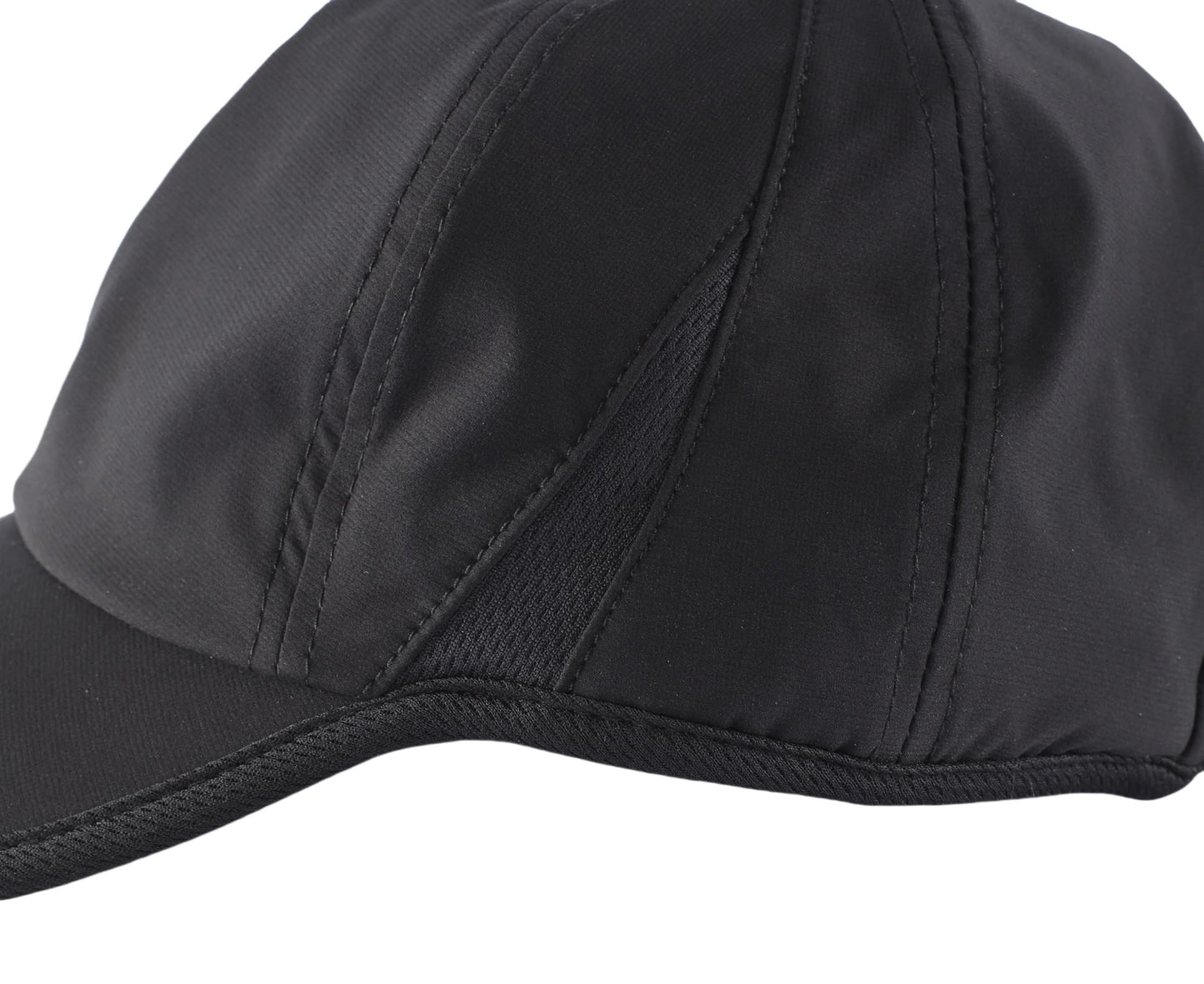 Connectyle Men's Performance Baseball Cap for Running & Golf UV Sun Protection Quick Dry Fit Hat Adjustable Sport Cap Black