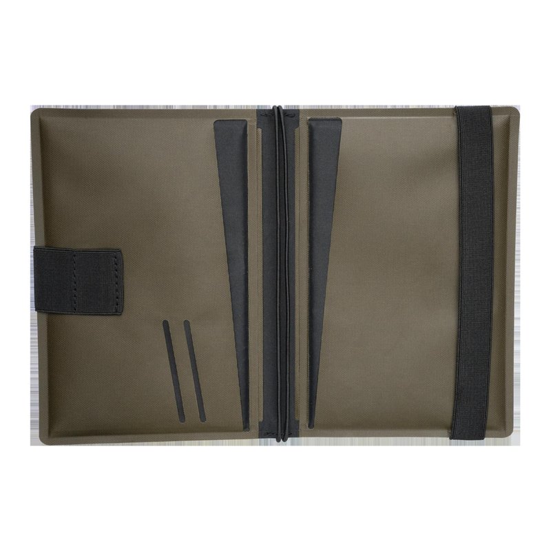 Rite in the Rain Weatherproof Side Spiral Kit: TPU Fabric Cover, 4.625" x 7" Black Notebook, and Tough Mechanical Pencil (No. M973-KIT)