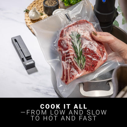 MEATER Plus: Smart Bluetooth Wireless Meat Thermometer Digital | BBQ, Grill, Oven, Smoker, Air Fryer, Kitchen | Perfect for Steak, Chicken, Turkey, and More | Delicious Recipes in App