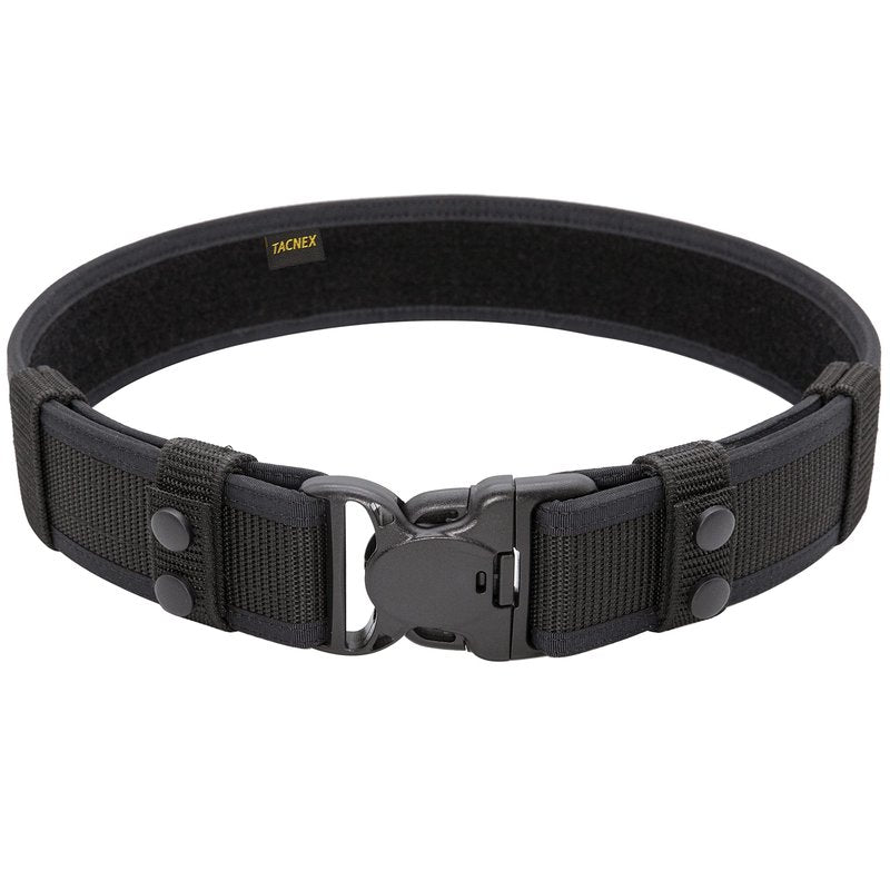 TACNEX Duty Belt 2" Police Law Enforcement Officer Security Nylon Utility Belt with Loop Liner 2 Keepers L