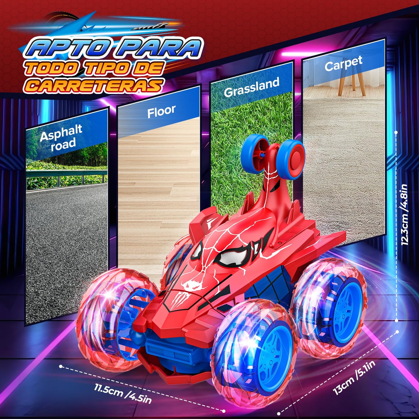 Dreamlandia Remote Control Cars Toys for 3-10 Year Old Boys Girls, Monster Truck Kids Boys Toys age 3-12 Outdoor Garden Games Rc Car 3-10 Year Old Boy Girls Gifts Birthday Presents