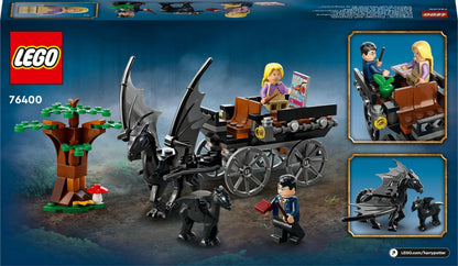 LEGO 76400 Harry Potter Hogwarts Carriage & Thestrals Set, Building Toy for Kids 7 Plus Years Old with 2 Winged Horse Figures and Luna Lovegood Minifigure