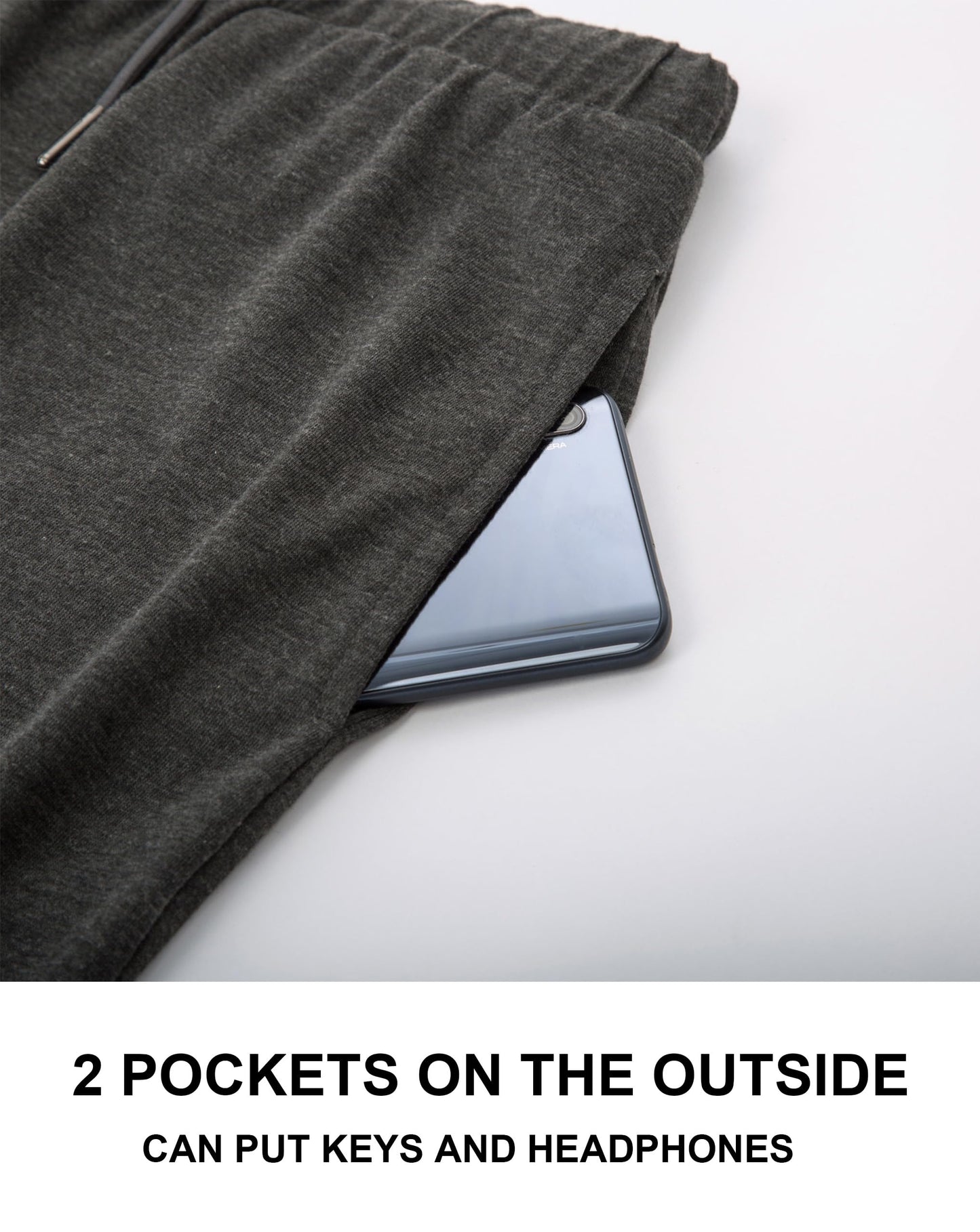 JJACK Smith Women's Athletic Skort Knee Length Skort Drawstring Waist Sport Skirts with Shorts Pockets Plus(3XL,Deep Gray)