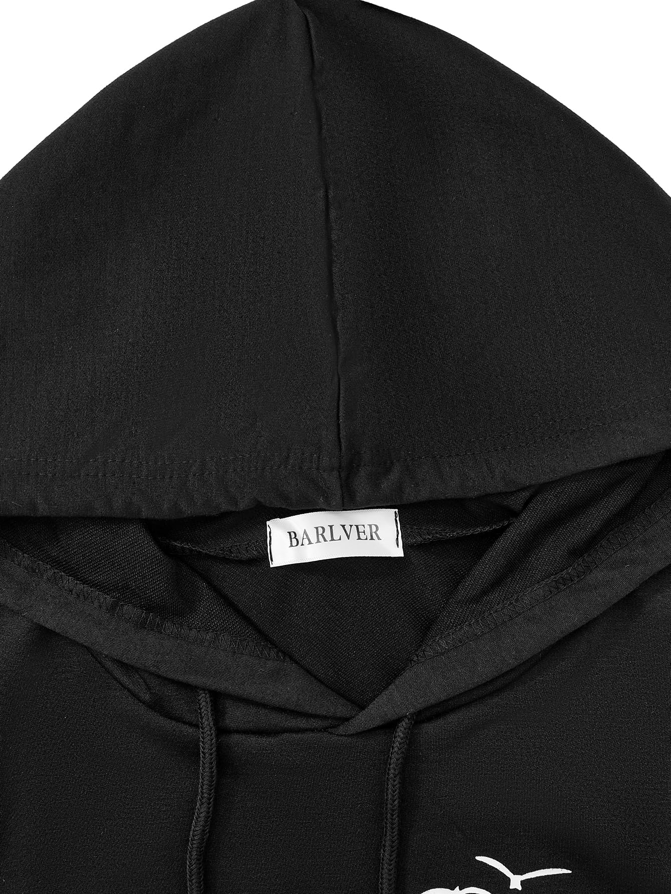 Barlver Women's Halloween Sweatshirts Skull Hoodies Graphic T Shirts Long Sleeve Pullover Tops Gothic Fall Clothes L