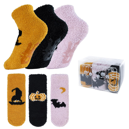 Century Star Fuzzy Socks for Women - Fluffy Slipper Socks, 3 Pairs, One Size, Christmas &, Warm & Cozy