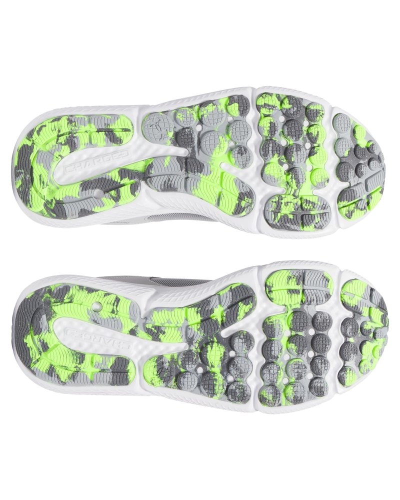 Under Armour Men's Charged Assert 10 Shoes, (011) Mod Gray/Mod Gray/Hyper Green, 9