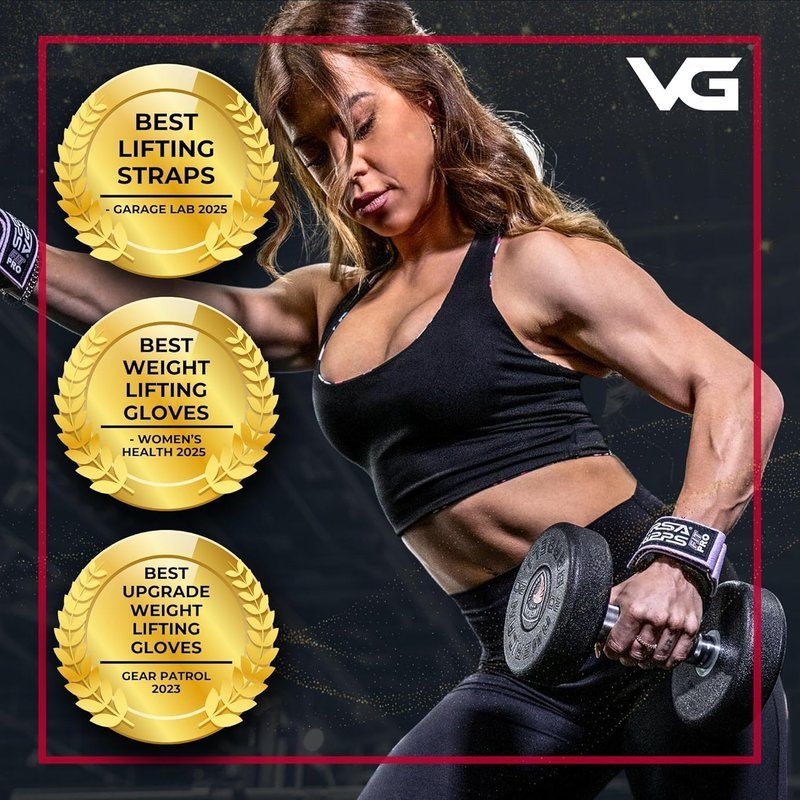 Versa Gripps Pro - Weightlifting Wrist Straps for Enhanced Grip | Made in USA Training Accessory