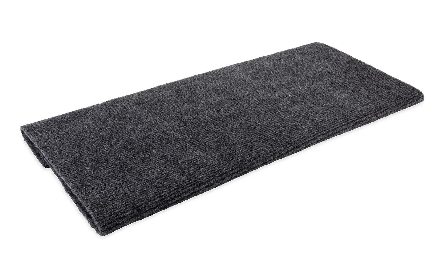 Camco Wrap Around Step Rug- Protects Your RV from Unwanted Tracked in Dirt, Works on Electrical and Manual RV Steps - Extra Large (Gray) (42935)