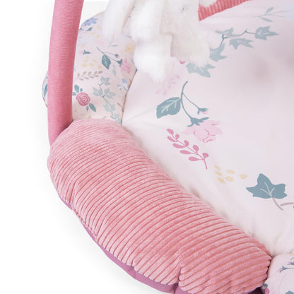 Red Kite Play Gym - Padded Play Gym with Hanging Toys (Rose & Ivy)