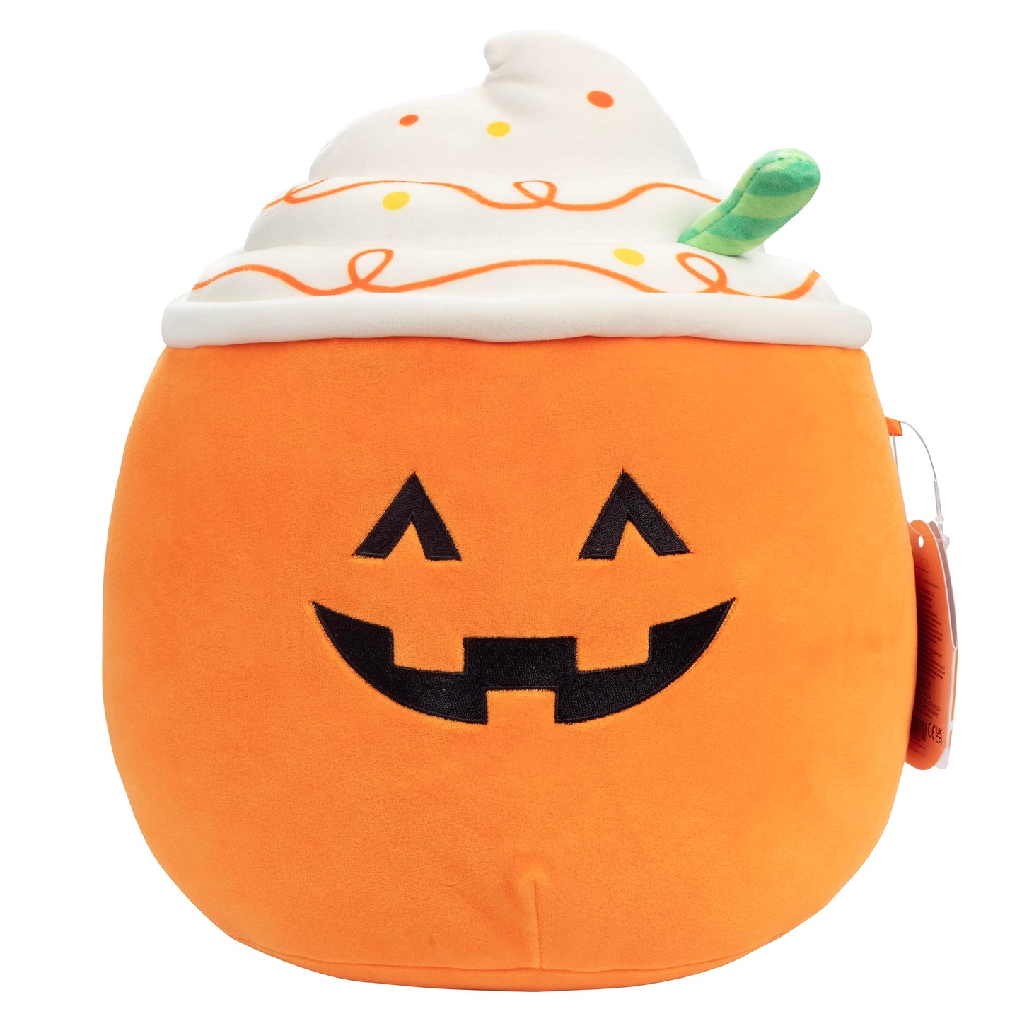 Squishmallows 10" Lester The Pumpkin Latte Halloween Plush Toy- Official Jazwares - Soft, Cuddly Stuffed Animal Jack O Lantern Squish - 2025 Amazon Exclusive - Collectible Gift for Kids, Girls Boys
