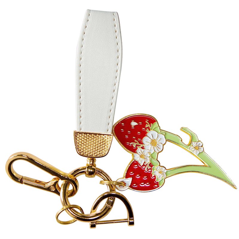 MALTERZER Keychain Safety for Women Self Defense Strawberry Key Chain Accessories Set