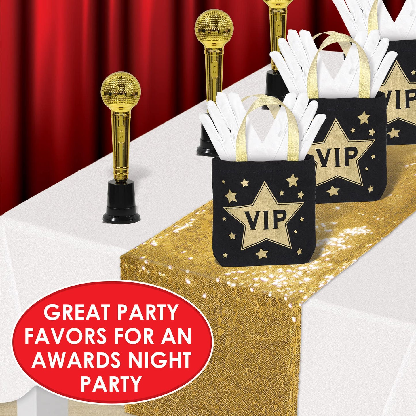 Beistle Deluxe Theatrical Gloves - White