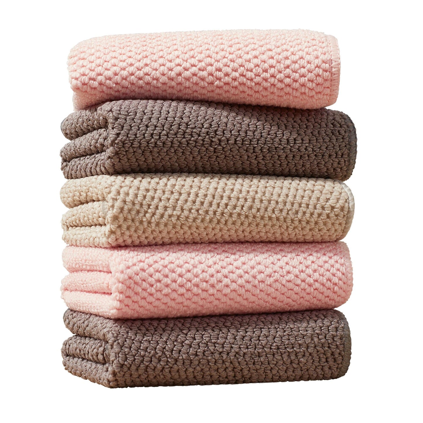 JOYMOOP Microfiber Cleaning Cloth, Soft Absorbent Cloth, Multi-Purpose Cleaning Cloth, Highly Absorbent Cleaning Rags, Lint-Free, Streak-Free Cleaning Cloths for Kitchen Home Office, 5Pcs