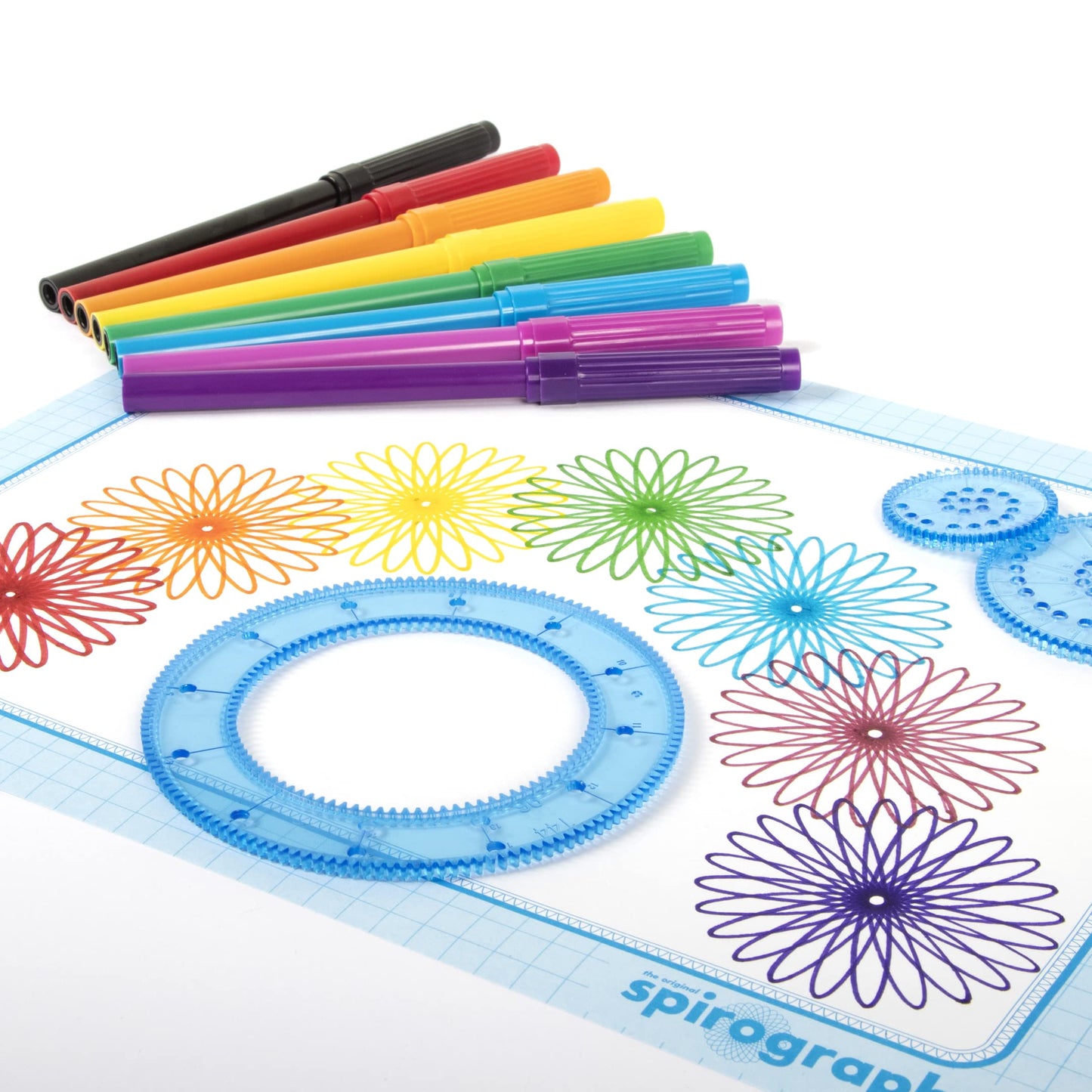 Spirograph Original Set - Create Amazing Endless Designs - 30 Pieces Set Including Precision Parts, Pens & Spiro-Putty - Creative Arts & Crafts Activity for Ages 8 and up - Packaging May Vary