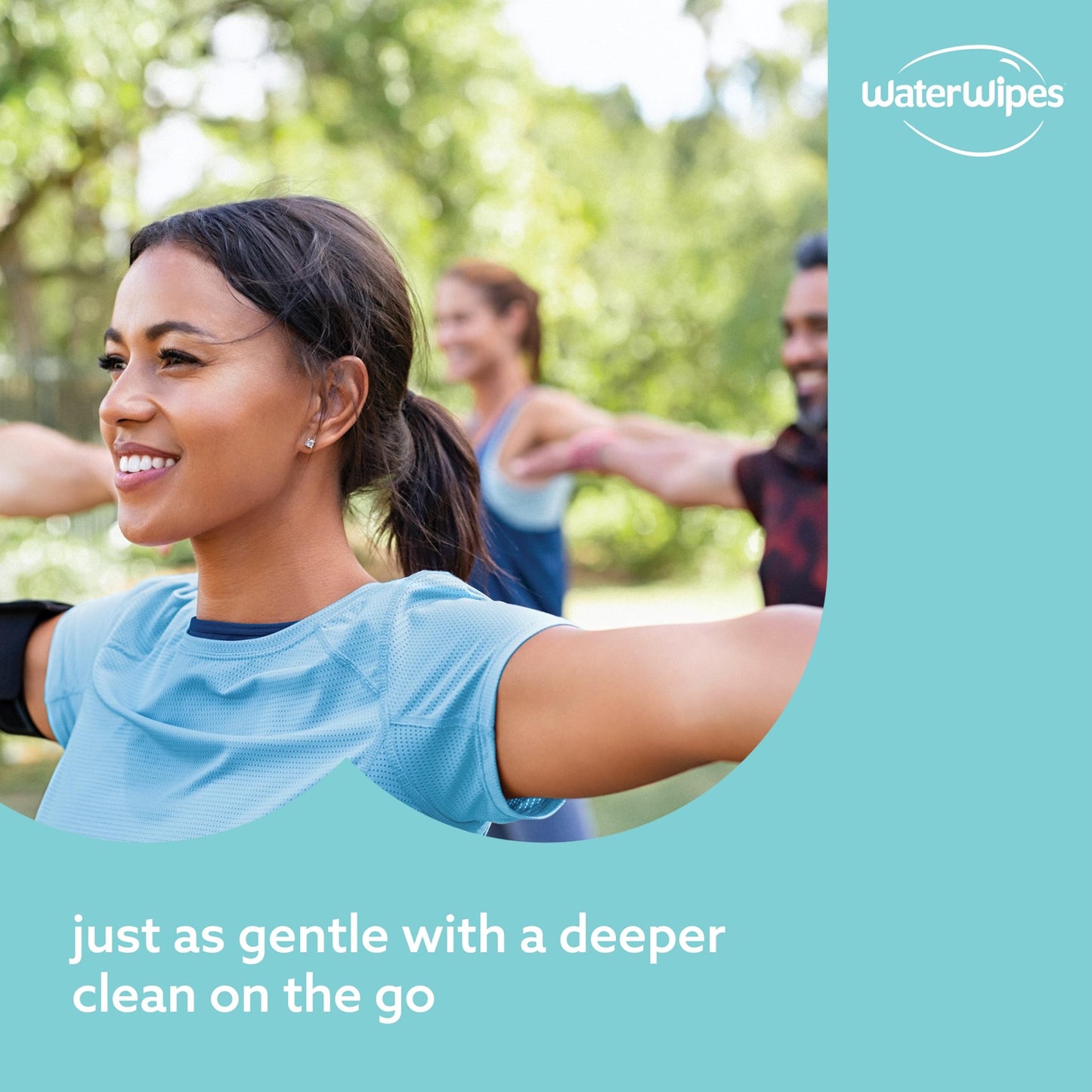 WaterWipes Sensitive+ On The Go Wipes, 100 Count (10 Packs), 3-In-1 Cleans, Cares, Protects, 99.9% Water, Unscented Wet Wipes