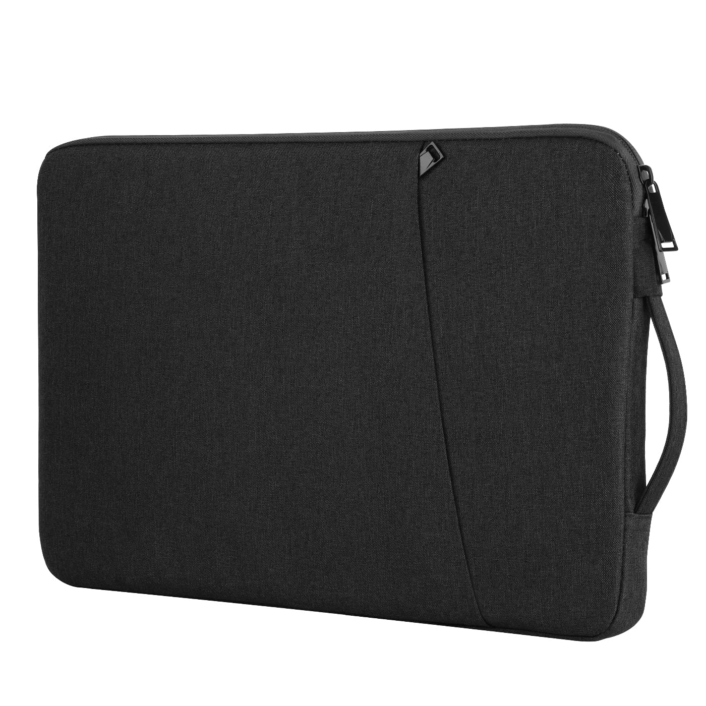 Chelory Laptop Sleeve Bag Compatible for 16 17 Inch HP/Lenovo/Asus/Acer/Dell Notebook Ultrabook Chromebook, Shockproof Computer Protective Cover Carrying Case with Handle, Black