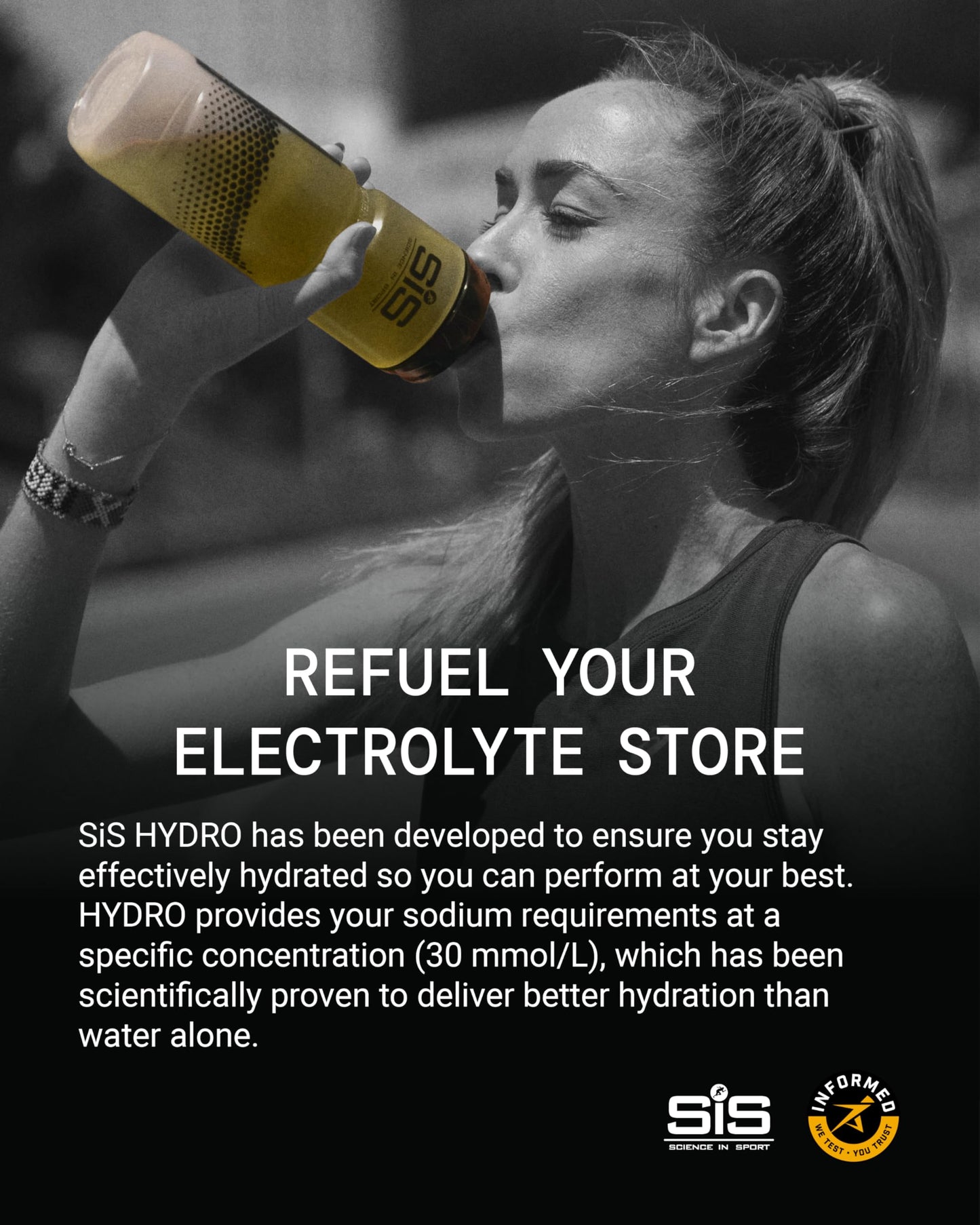 Science in Sport Hydro Electrolyte Tablets 160 pcs. Lemon – Vegan & Gluten-Free, Ideal to Promote Hydration and Maintain Electrolytes Balance (Packaging May Vary)