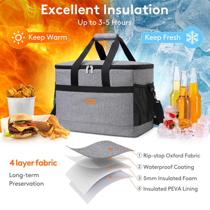Lifewit Insulated Bag 30L Lunch Bag for Men Women Children Lunch Bag Cooler Protection