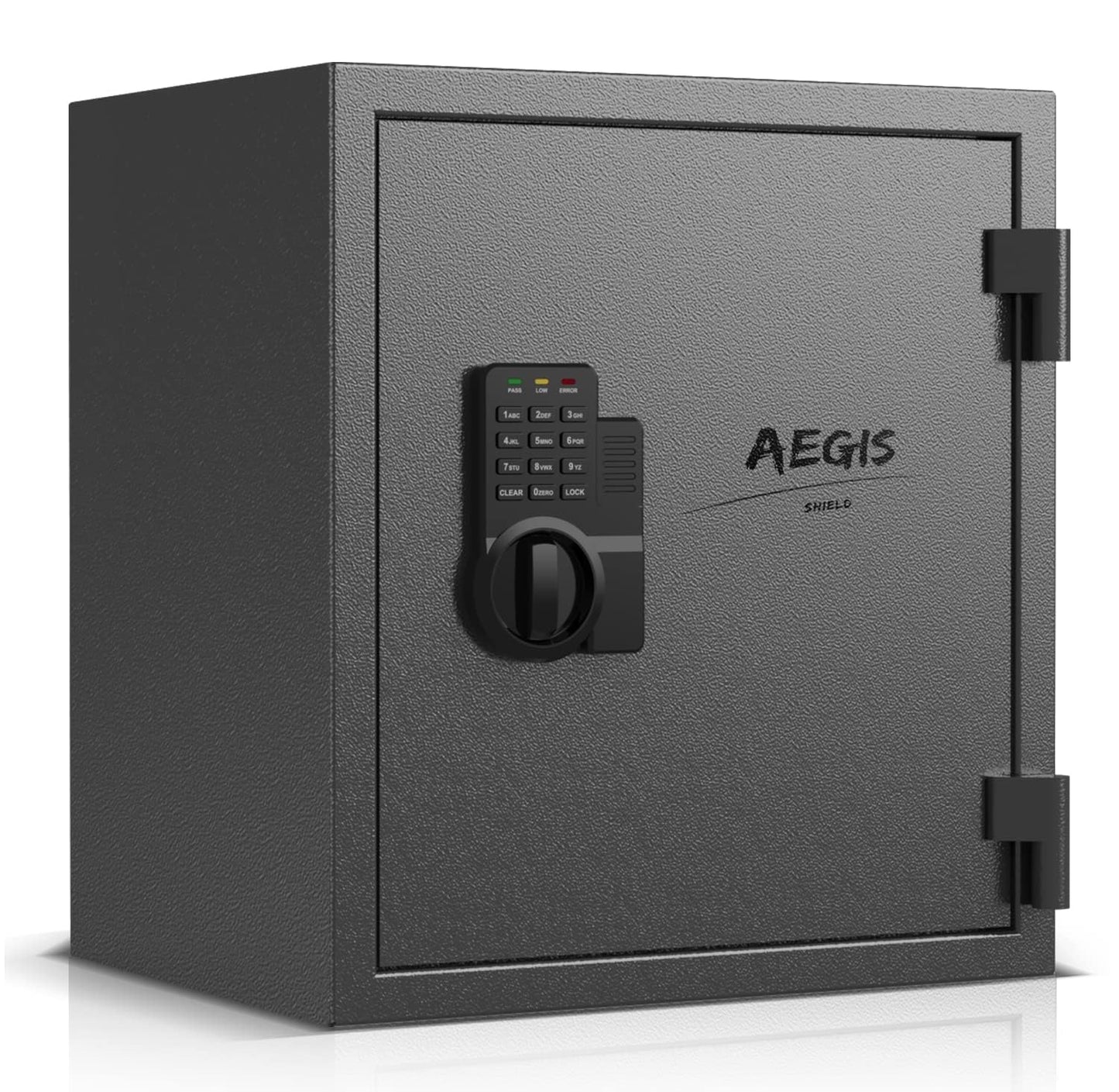 AEGIS Safe Box - 1.6 Cubic Feet Fireproof Digital Keypad Security Steel Home Office Safe for Documents, Cash, Valuables with USB Port, Emergency Keys, Removable & Adjust Shelves