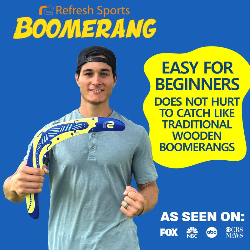Refresh Sports Boomerang for Adults & Kids