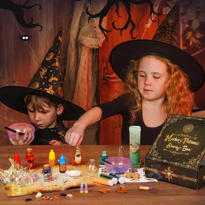 Mystery Potions DECOHOME Kit for Kids, 20 Magic Mix Wizard Potion Bottles, Craft Toys Creative Christmas Birthday Gifts for Boys & Girls Age 6 7 8 9 10+