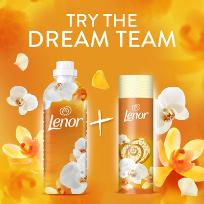 Lenor Laundry Perfume Scent Booster 735g, Gold Orchid, Non-stop Freshness Up To 12 Weeks In Storage