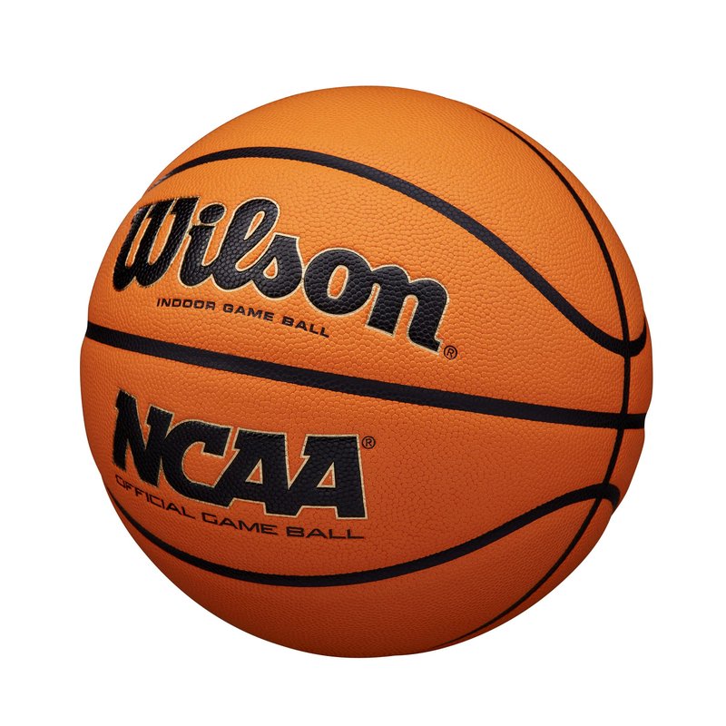 WILSON NCAA Evo NXT Indoor Game Basketball - Size 6-28.5",Orange