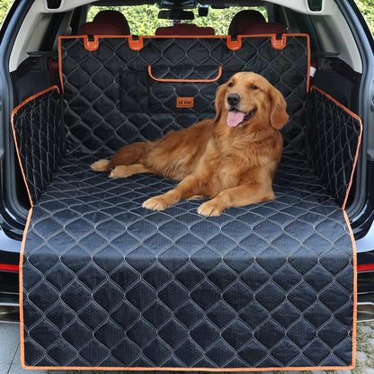 KYG Car Boot Protector, Waterproof, Nonslip, Boot Liner for Dogs, Heavy-Duty Dog Car Seat Cover with Bumper Protection, Scratch-Proof & Durable Boot Liner Fits Cars, Hatchback SUVs 185x105cm (73"x41")