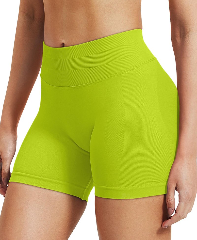 VOYJOY Women Workout Impact Shorts 2.5"/ 3.6"/ 4.5"/ 6" Scrunch Butt Lifting Gym Seamless Booty Biker Shorts