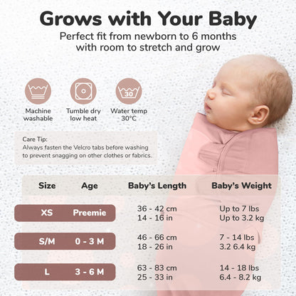 Mama Cheetah Baby Swaddle Sack, Organic Cotton Swaddle Blanket, Adjustable Swaddling Sleep Sacks, Easy Swaddles for Boy Girl 0-3 Month, Baby Essentials, 4-Pack