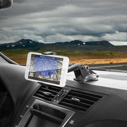 ARKON Mounts Mobile Grip 2 Phone Car Suction Mount | Strong Suction Mount | GPS Ready | 360° Adjustable Viewing | Compatible with iPhone, Samsung, Google, Huawei, & more | MG279
