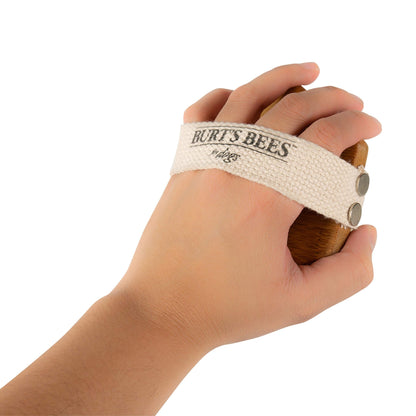 Burt's Bees for Pets Palm Brush with Hemp Bristles Best Ergonomic Dog Brush To Groom Large Dogs Easy to Hold Dog Brush Handle Reduces Stress On Your Wrist Ideal for Daily Grooming (Pack of 1)