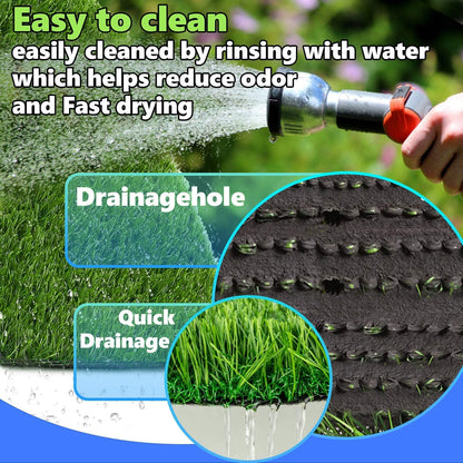 SSRIVER 50 X 75CM Artificial Grass Rug Turf for Dogs Indoor Outdoor Fake Grass for Dogs Potty Training Area Patio Lawn Decoration