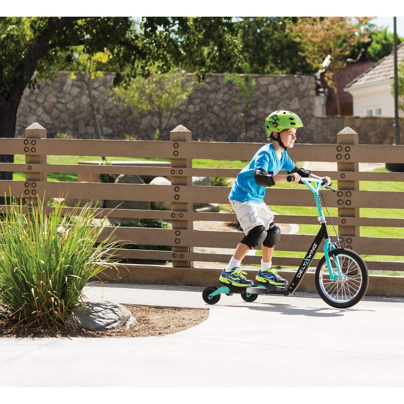 Razor DeltaWing Scooter Black/Mint Green, One Size