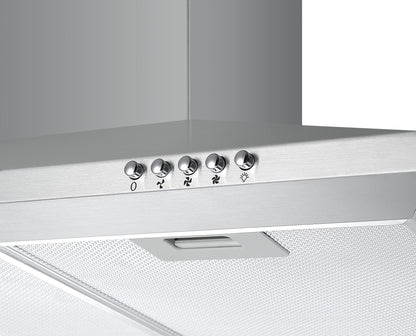 Cookology CH600SS/A 60cm Chimney Cooker Hood in Stainless Steel | Extractor Fan