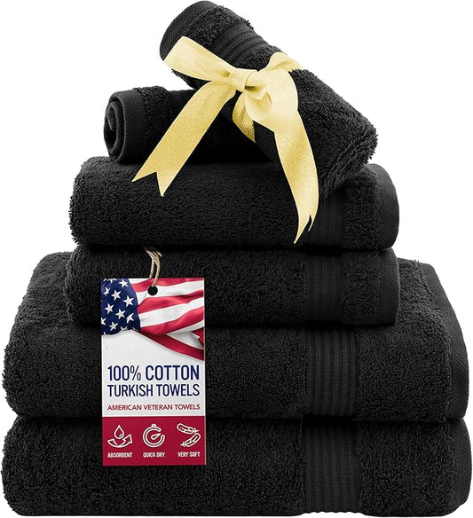American Veteran Towel, 6 Piece Towel Set