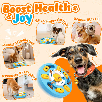 Eefitoys Advanced Dog Puzzle Toys for IQ Training & Mental Stimulation,Dog Lick Mat with Suction Cups for Anxiety Relief and Keeping Them Busy