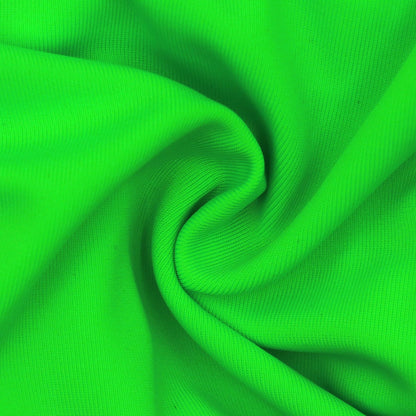 JUMISEE Women Skull Letter Pattern Goth Bikini Set 2 Piece High Waist Bandeau Swimsuit Neon Green