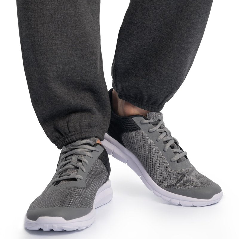 Fruit of the Loom mens Eversoft Fleece & Joggers (Regular Big Man) Sweatpants, Elastic Bottom - Black Heather, XX-Large US