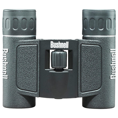 Bushnell Powerview 10x25 Compact Binoculars, High-Power Folding Roof Prism, Lightweight & Portable, Non-Slip Grip, Black - Ideal for Sports, Wildlife, and Outdoor Adventures