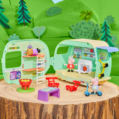Peppa Pig Peppa's Caravan Playset, Pink