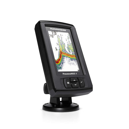 Humminbird PiranhaMAX 4 Fish Finder with Transducer, Dual Beam Sonar