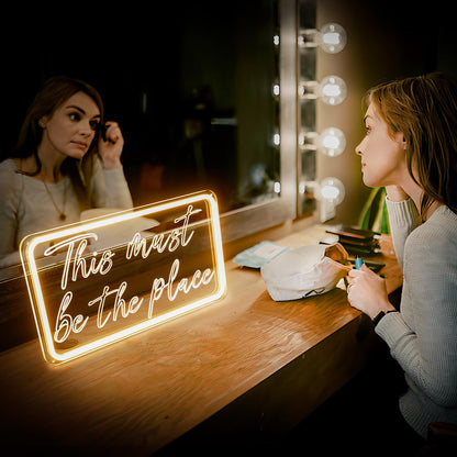 You're Like Really Pretty Neon Signs for Wall Decor, LED Neon Sign Aesthetic Room Decor for Teen Girls Neon Lights Signs for Bedroom, Salon, Wedding Party Pink Neon Name Sign