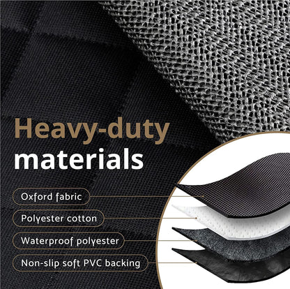 AMZPET Dog Car Seat Cover (Compact: 122 cm) - Waterproof - Non-slip & Scratch Proof - Durable - 56 x 45 x 122 cm