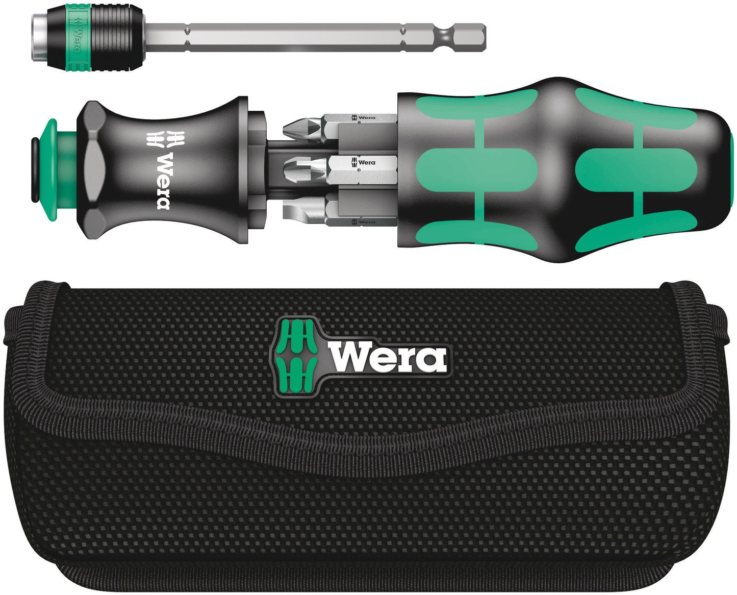 Wera 05051024001 Kraftform Compact Imperial Screwdriver Bit Set KK 25, Silver