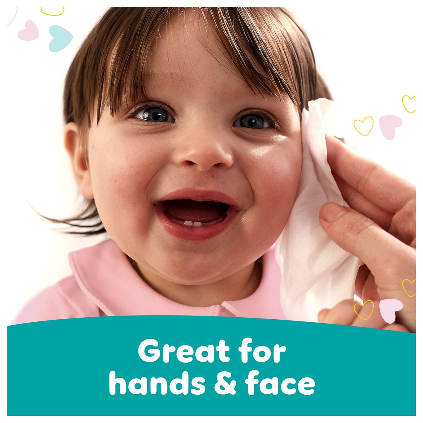 Pampers Sensitive Baby Wipes 15 Packs of 80 = 1200 Baby Wet Wipes, Unscented, For a Soft And Gentle Clean