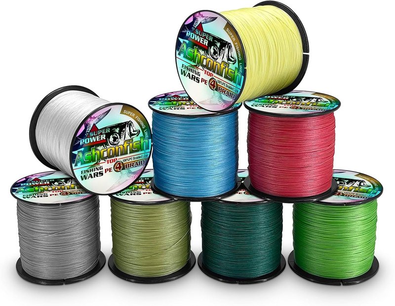 Braided Fishing Line - Super Strong 4-Strand PE Wire | 6lb-100lb Test, 100M-1000M, Abrasion Resistant, Zero Stretch, Multiple Colors