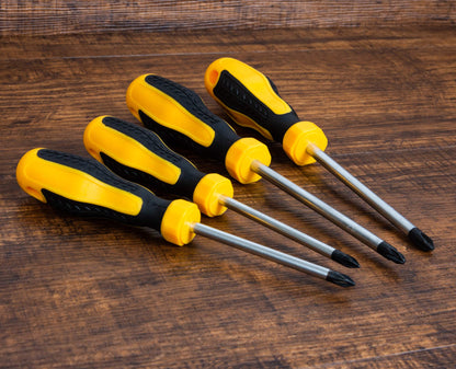 TuulKIT 32 Pieces Screwdriver Set with Compact Carry Case, Flat-Head, Cross-Head, Slot-Head and Precision Screwdrivers, Cushion Grip Handles, Magnetised Hex, Torx, Ph, Pz Bits