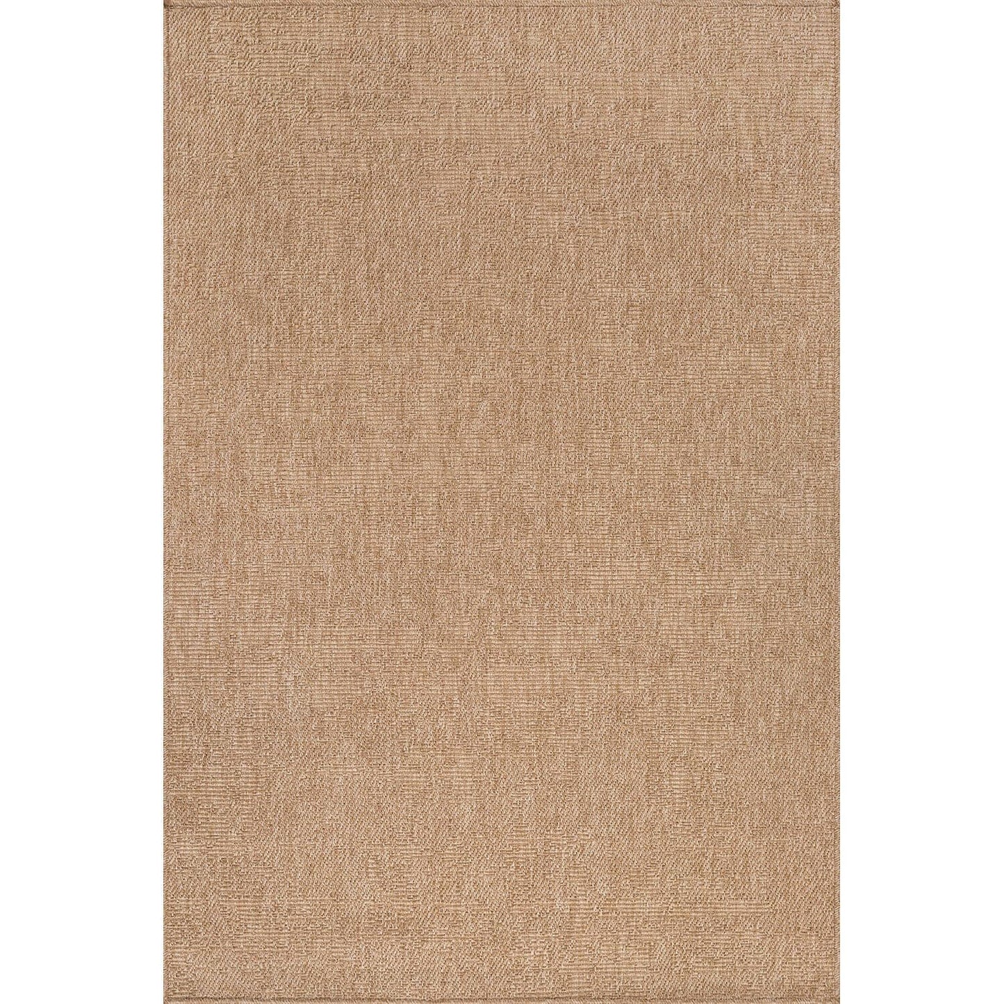 Washable Easy Jute Rug 5x7, Indoor Outdoor Rugs Natural Color Farmhouse Area Rugs for Living Room, Kitchen, High Traffic Area, Easy to Clean Solid Boho Woven Design Outside Carpet (5 X 7 Natural)