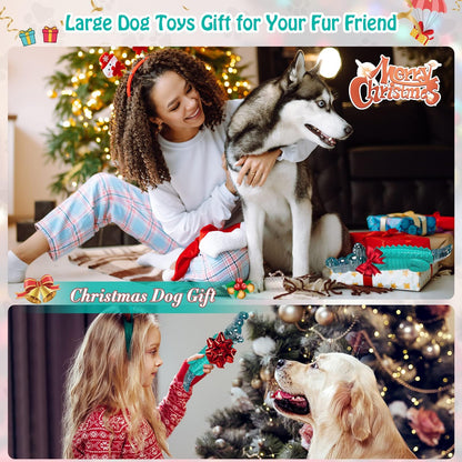 Aleath Large Dog Chew Toys: Dogs Toy for Large Medium Breed - Alomst Indestructible Toys for Aggressive Chewers - Tough Dog Toys for Training/Teeth Cleaning/Boredom Relief